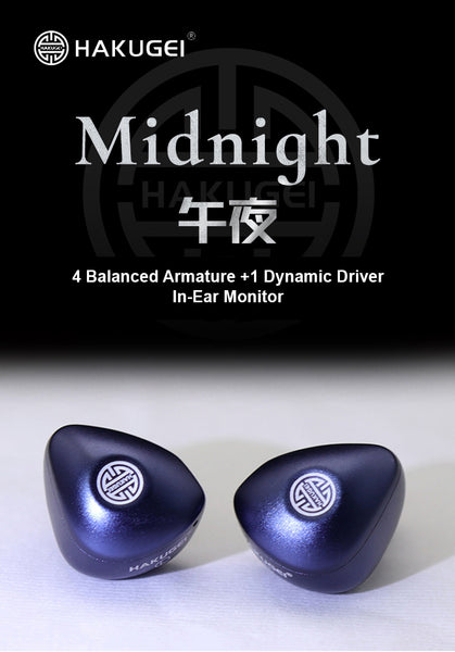 Hakugei Midnight 5 driver hybrid In-ear Monitor