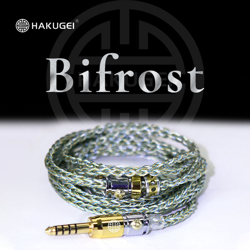 Bifrost - Type 4 Litz Graphene, Gold, Silver, Copper Hybrid IEM cable - Hakugei