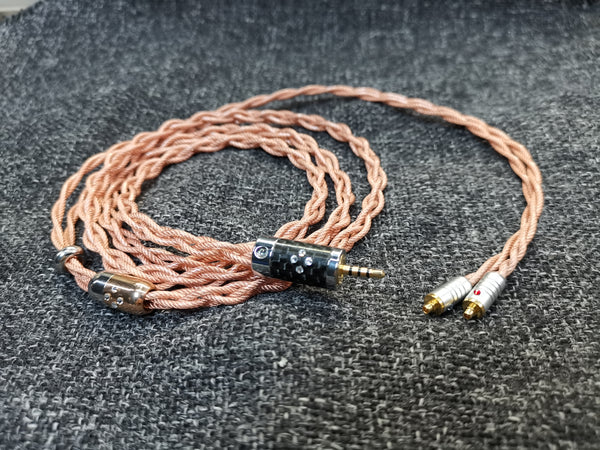 TO1Cu Headphone Cable - Type 4 litz pure copper